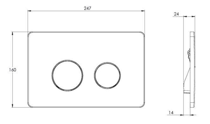 Готовый комплект инсталляция с панелью смыва + Grado с сидением микролифт +клавиша 0120, хром глянцевый  Azario - AZ-8010-1000+AZ-8200-0084/AZ-P57-0120+AZ-0046N