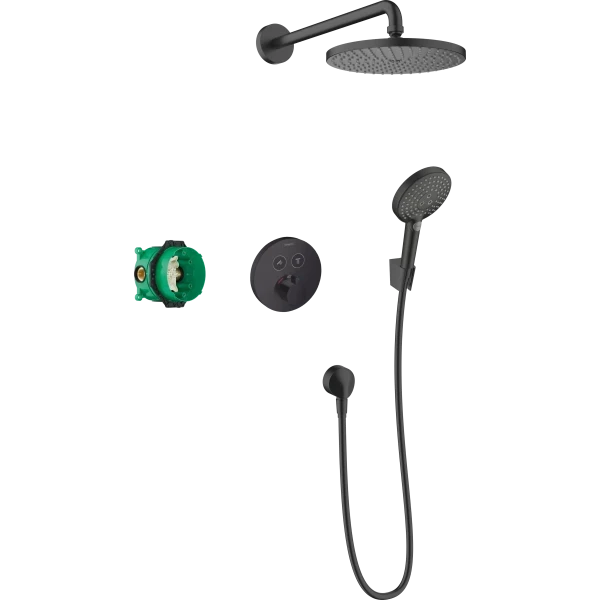 Душевая система Hansgrohe Raindance S 240 цвет черный матовый арт. 27959670
