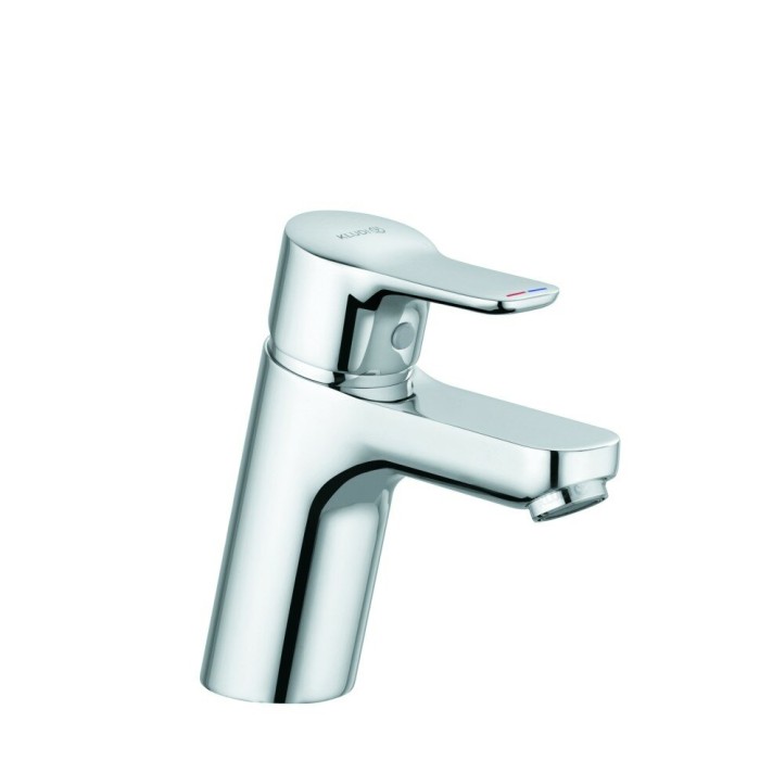 Однорычажный смеситель на умывальник 70, без донного клапана, pure and easy Kludi, хром - 370280565