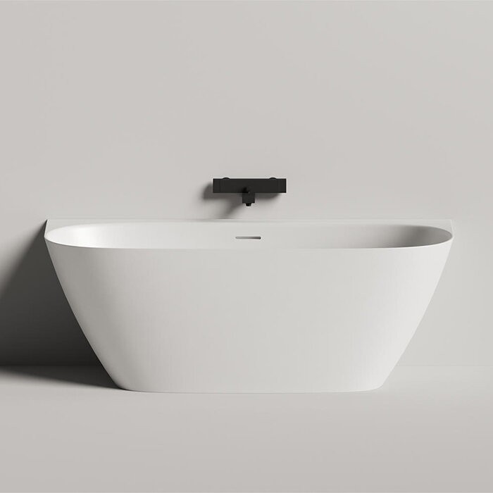 Ванна пристенная 160x80, матовая, Salini SOFIA WALL арт. 102527M