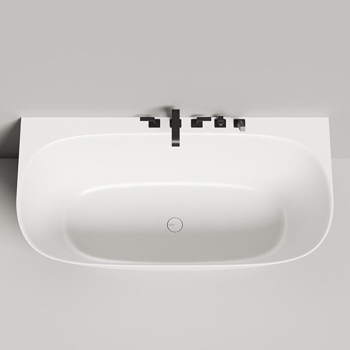 Ванна пристенная 160x80, матовая, Salini SOFIA WALL арт. 102527M