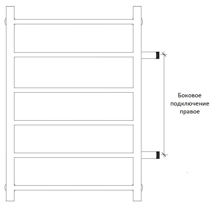 Полотенцесушитель водяной 100x20x60 Турин 2 (хром) Secado арт. 4603777446994