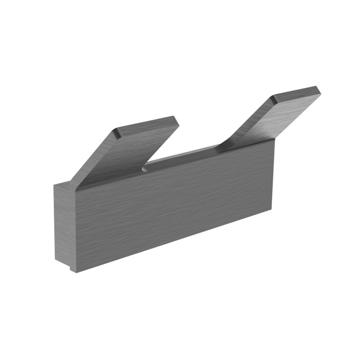 Двойной крючок для ванной, Wonzon &amp; Woghand Lotte, WW-8325-BGM цвет: графит