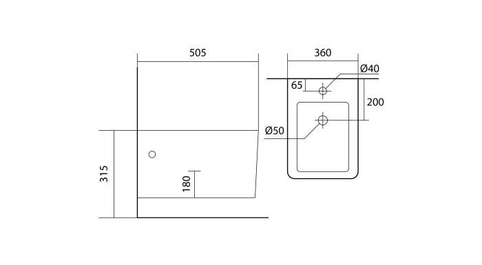 Биде подвесное Aquatek Либра new, белый арт. AQ0506N-00