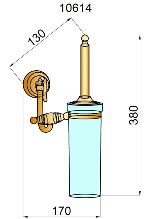 Ерш настенный, Boheme Medici - 10614