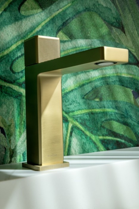 Смеситель автоматический для раковины matt gold, Boheme Quad - 159-MG