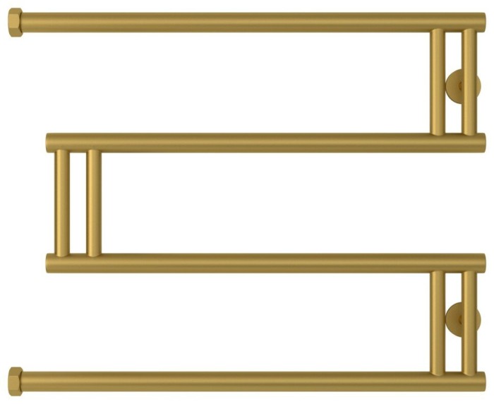 Сунержа Водяной полотенцесушитель 500x650, High-Tech+, 032-4050-5065 цвет: матовое золото