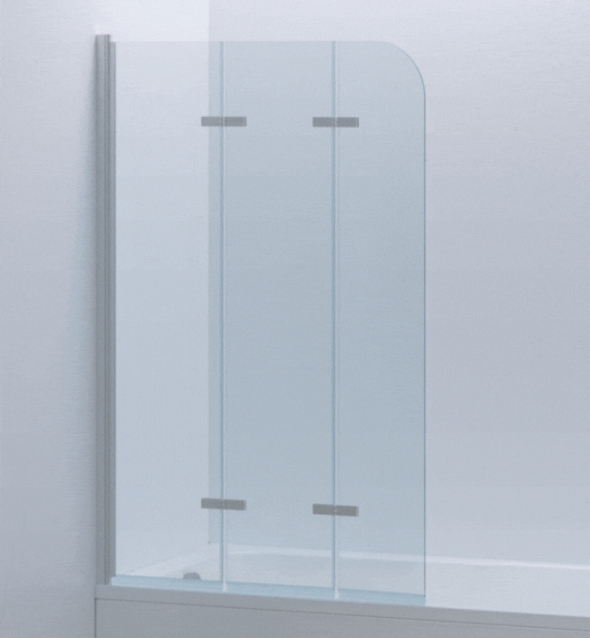 Душевая шторка 900мм BERGES City 2.0, хром арт. 062013