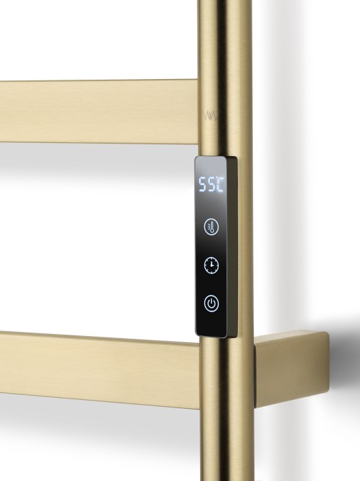 Полотенцесушитель электрический, Wonzon & Woghand Dusseldorf, WW-A204-BG цвет: золото