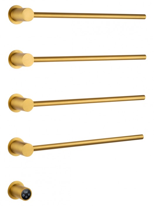 Полотенцесушитель электрический встраиваемый, Wonzon &amp; Woghand Hamburg, WW-AL314-G цвет: золото