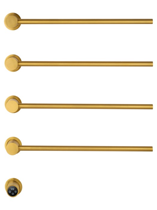 Полотенцесушитель электрический встраиваемый, Wonzon & Woghand Hamburg, WW-AL314-G цвет: золото