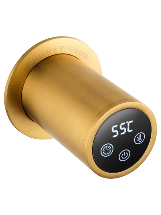 Полотенцесушитель электрический встраиваемый, Wonzon & Woghand Hamburg, WW-AL314-G цвет: золото