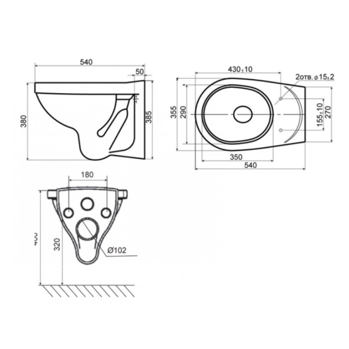 Подвесной унитаз в комплекте с инсталляцией NOVUM525, кнопка L1, унитаз с сиденьем, Berges арт. 042414