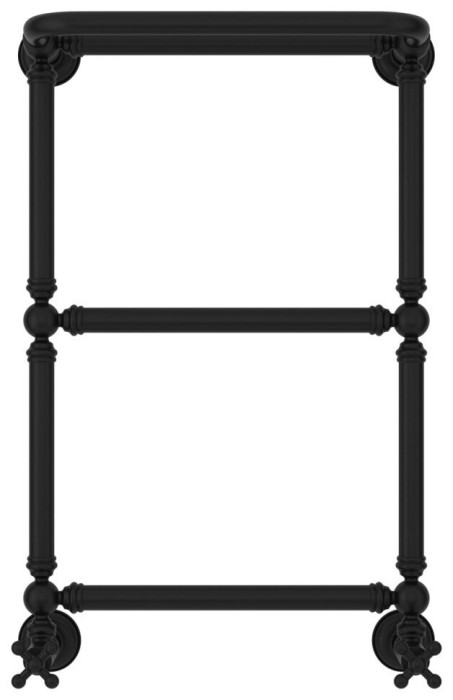 Сунержа Водяной полотенцесушитель 660x400, Ренессанс, 31-0281-6640 цвет: матовый чёрный