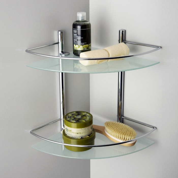 Полка стеклянная двойная WasserKRAFT арт. K-3122