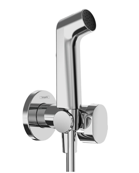 Гигиенический душ Hansgrohe Bidette S 1jet со смесителем, хром арт. 29232000
