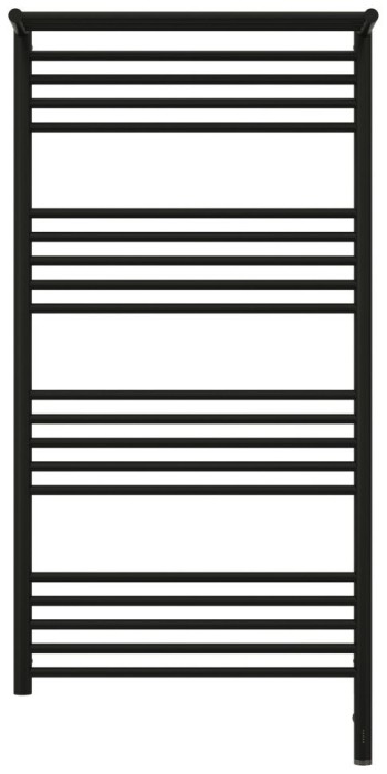 Сунержа Электрический полотенцесушитель 1200x600, Богема 3.0 с 1 полкой, 31-5807-1260 цвет: матовый чёрный