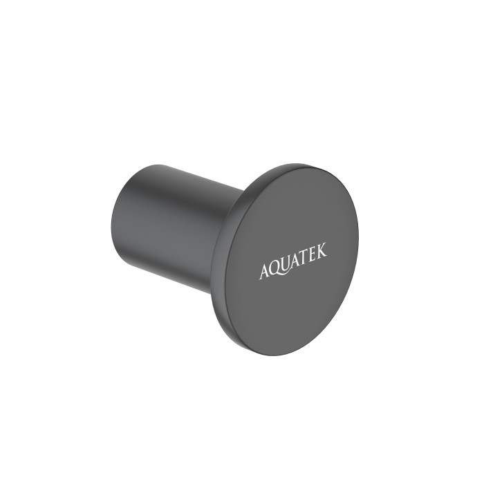 Крючок для полотенец, Aquatek Лира, черный арт. AQ4401MB