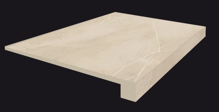 Ступень капри белый фронтальная 33x45 Coliseum Gres Capri арт. 620070000938