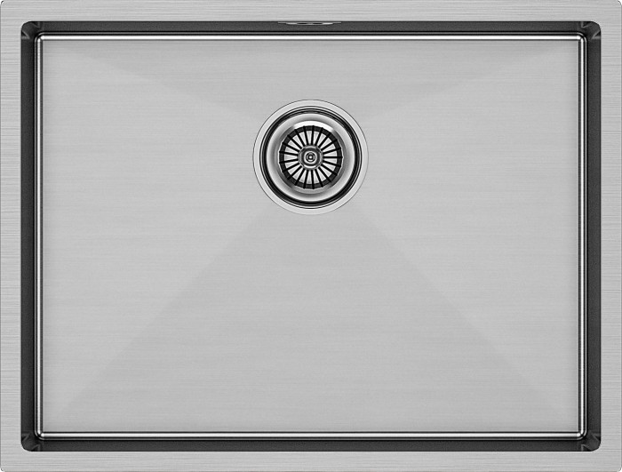 Мойка для кухни нержавеющая 580х440мм Paulmark NEXT-580, брашированная нерж. сталь - PM215844-BS