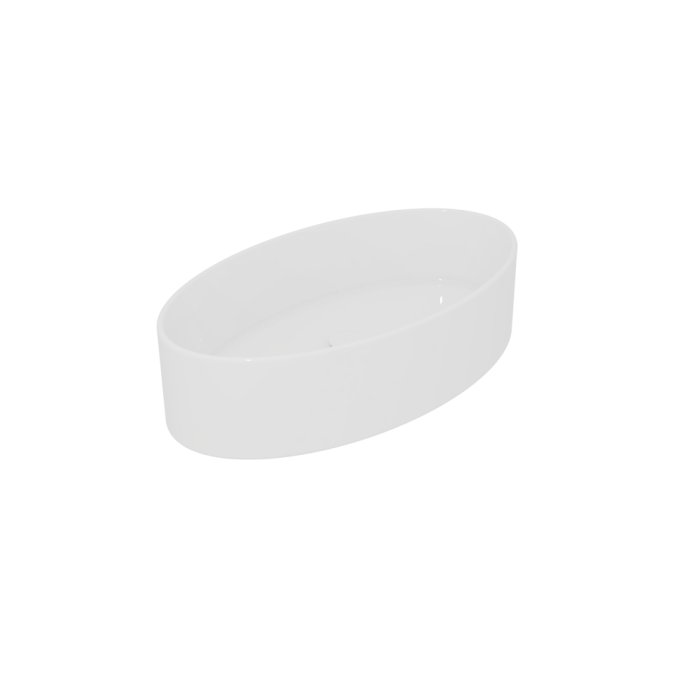 Раковина накладная 60х34 см белый глянцевый, GSG Ceramic Design Like, LKLAVFSBF60000
