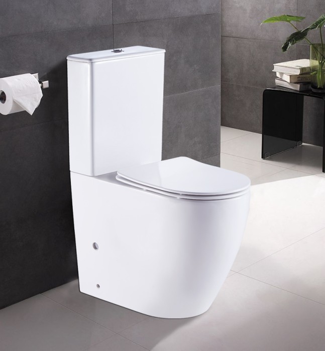 Унитаз-компакт 655х385х920 напольный, в комплекте с бачком и сиденьем микролифт, Azario MIRADA арт. AZ-1289A