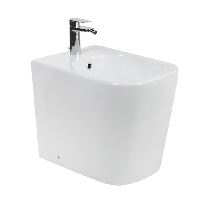 Биде напольное BelBagno, глянцевый белый, Albano арт. BB120B