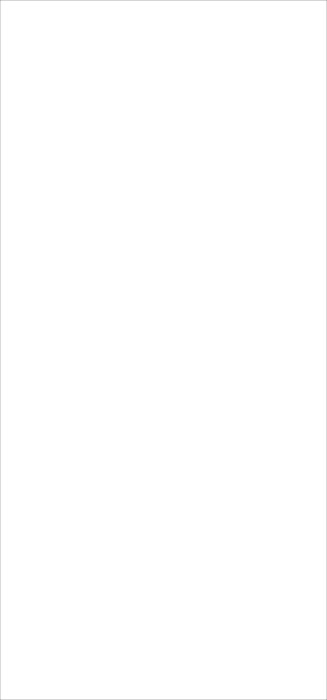 Плитка white 6 мм decorstone 120x280 PAMESA Plain арт. 052.961.0108.09879