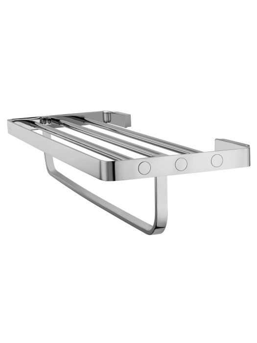 Полотенцедержатель с полкой, Wonzon & Woghand Lotte, WW-8381A цвет: хром