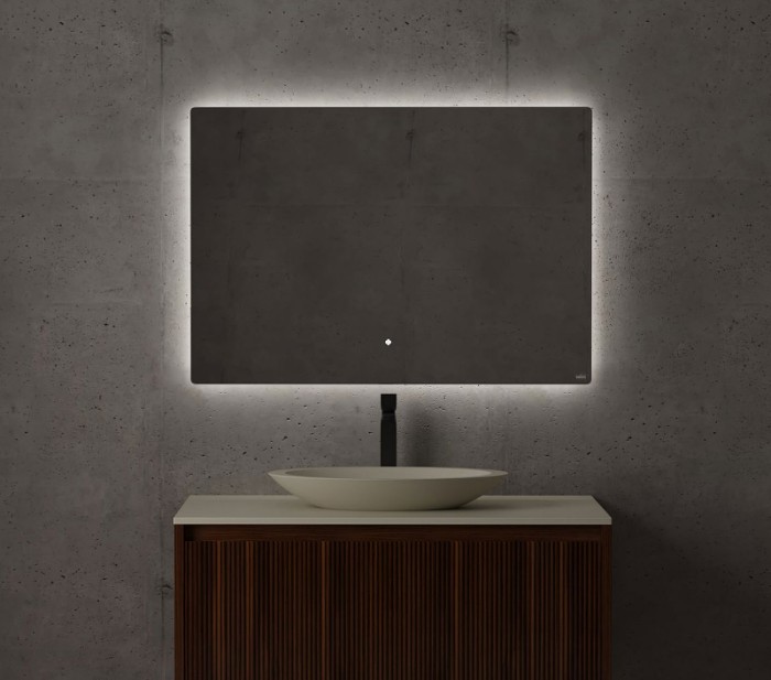 Зеркало для ванной ombra с led 140x70, Salini арт. 27M021470BH