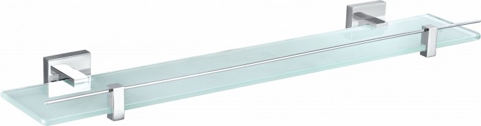 Стеклянная полка для ванной, Wonzon &amp; Woghand Polo, WW-8927 цвет: хром