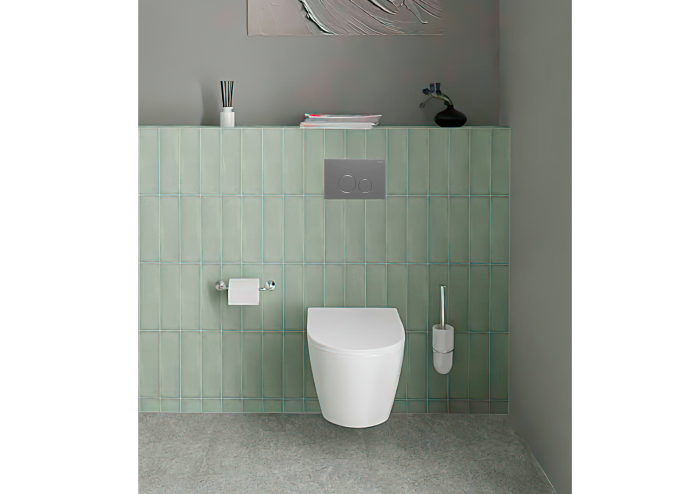 Клавиша смыва Aquatek, круглая, KDI-0000018 цвет: хром