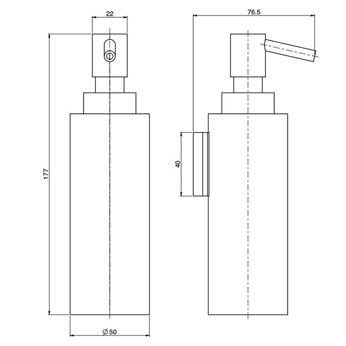 Fima Carlo Frattini Дозатор для жидкого мыла, настенный, Accessori, F6003/5NS цвет: черный