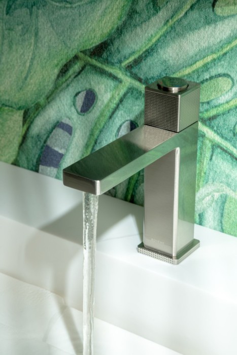 Смеситель автоматический для раковины nikel brush, Boheme Quad - 159-NB