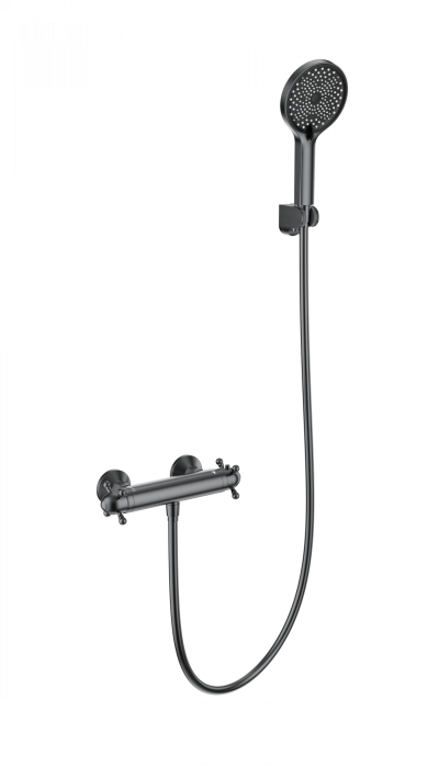 Смеситель для душа с термостатом, Wonzon &amp; Woghand, WW-B2048-A-BGG цвет: графит