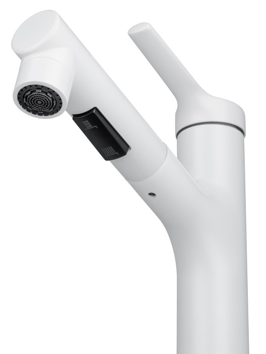 Смеситель для раковины с выдвижным изливом, Wonzon & Woghand, WW-A40862-MW цвет: белый