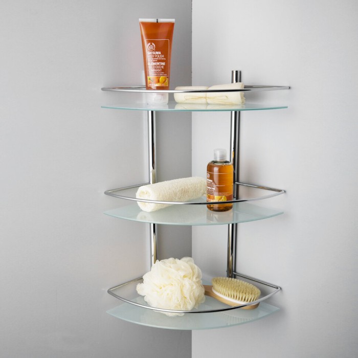 Полка стеклянная тройная WasserKRAFT арт. K-3133