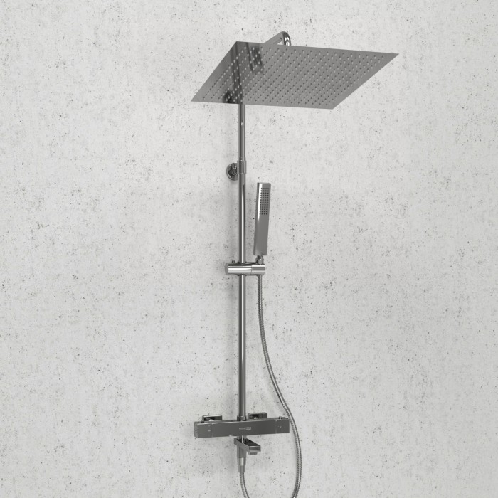 Душевая система с термостатическим смесителем WasserKRAFT арт. A199.119.103.010.CH Thermo