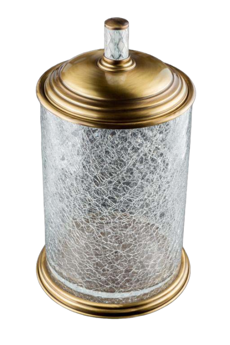Ведро для мусора, Murano crystal, Boheme 10914-CRST-BR
