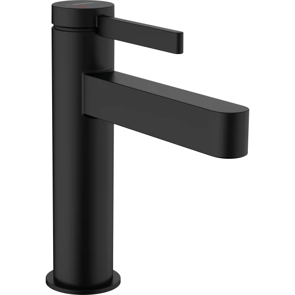 Смеситель для раковины со сливным клапаном Push-Open, Hansgrohe Finoris, черный арт. 76024670