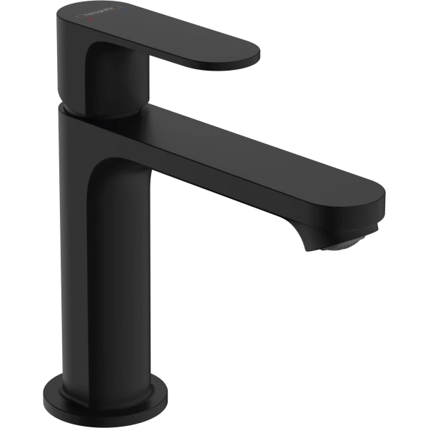Смеситель для раковины со сливным гарнитуром, Hansgrohe Rebris S, черный арт. 72517670