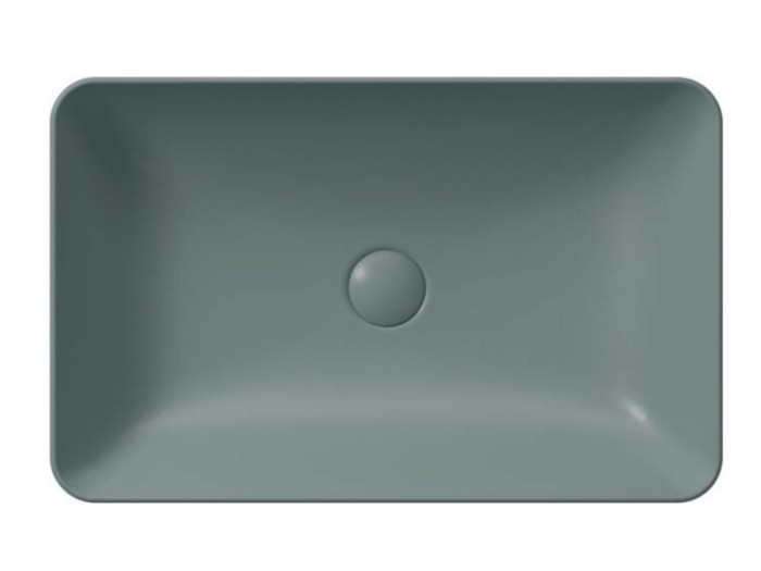 Раковина накладная 60х38х14 см, agave matte, санфаянс, Sand GSI арт. 903604