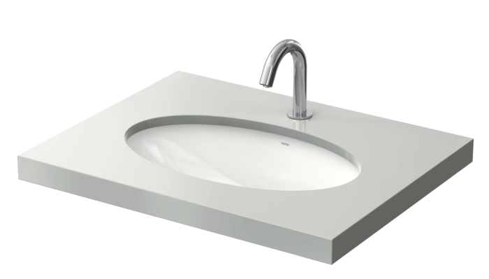 Раковина встраиваемая TOTO WU 59x38x20.7см цвет белый арт. LW1506