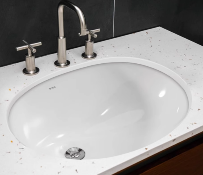 Раковина встраиваемая TOTO WU 59x38x20.7см цвет белый арт. LW1506