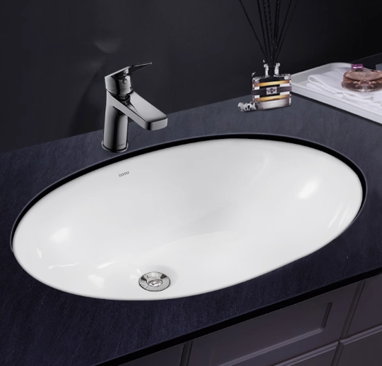 Раковина встраиваемая TOTO WU 59x38x20.7см цвет белый арт. LW1506