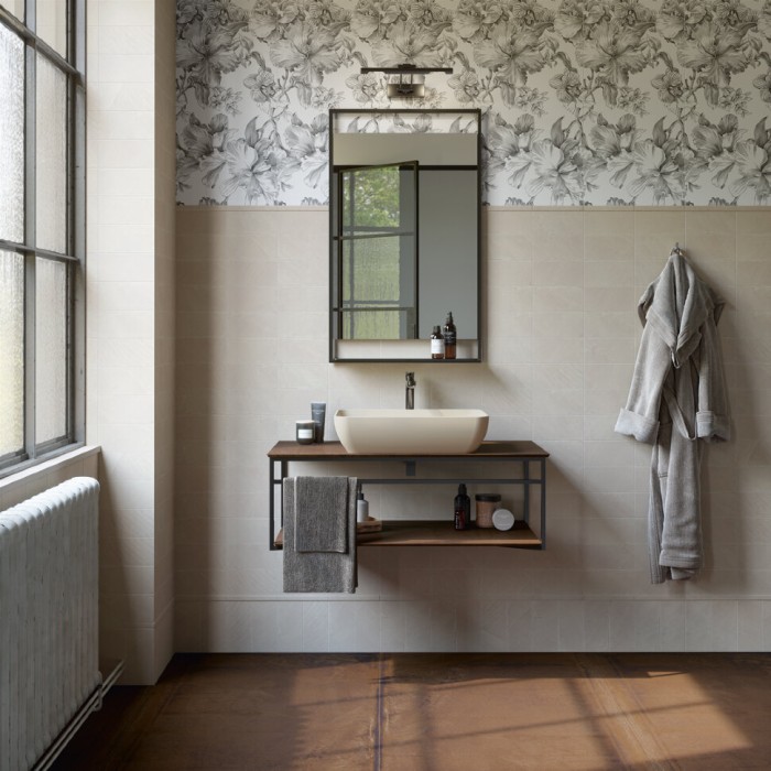 Раковина накладная 55x36см, Plaza Kerama Marazzi, бежевый - PLR.wb.55\SAN