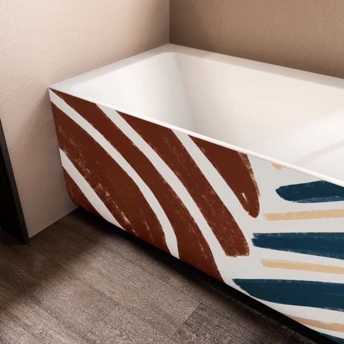 Ванна angolo угловая (правая) материал - Techfusion System, 170х75 см, Forma aquae Oasi, белый матовый арт. VSOA17075DXMT