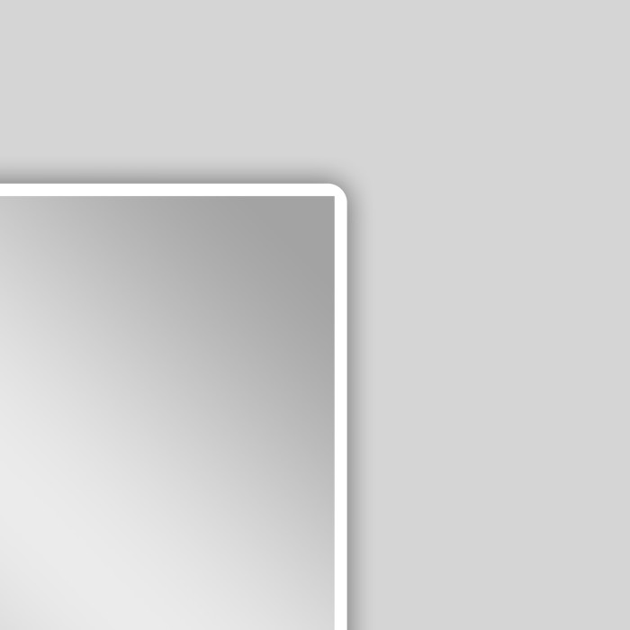 Зеркало 600х800 подсветка, сенсорный выключатель с функцией диммера, Azario Viva - AZ-Z-061CS