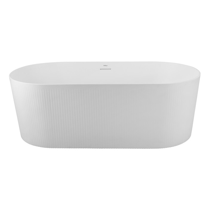 Акриловая ванна 170x80, отдельностоящая, овальная, BelBagno, белая арт. BB411-1700-800-MATT