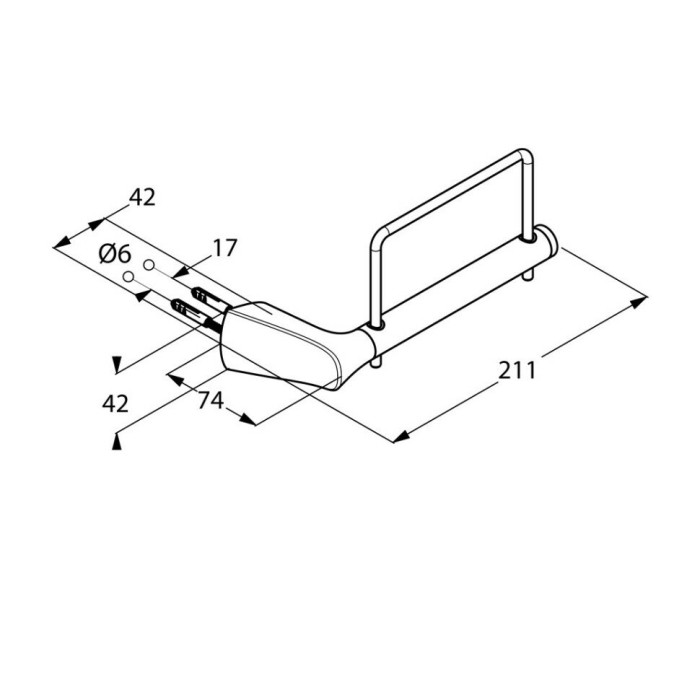 Держатель для туалетной бумаги, ambienta Kludi, хром - 5397105